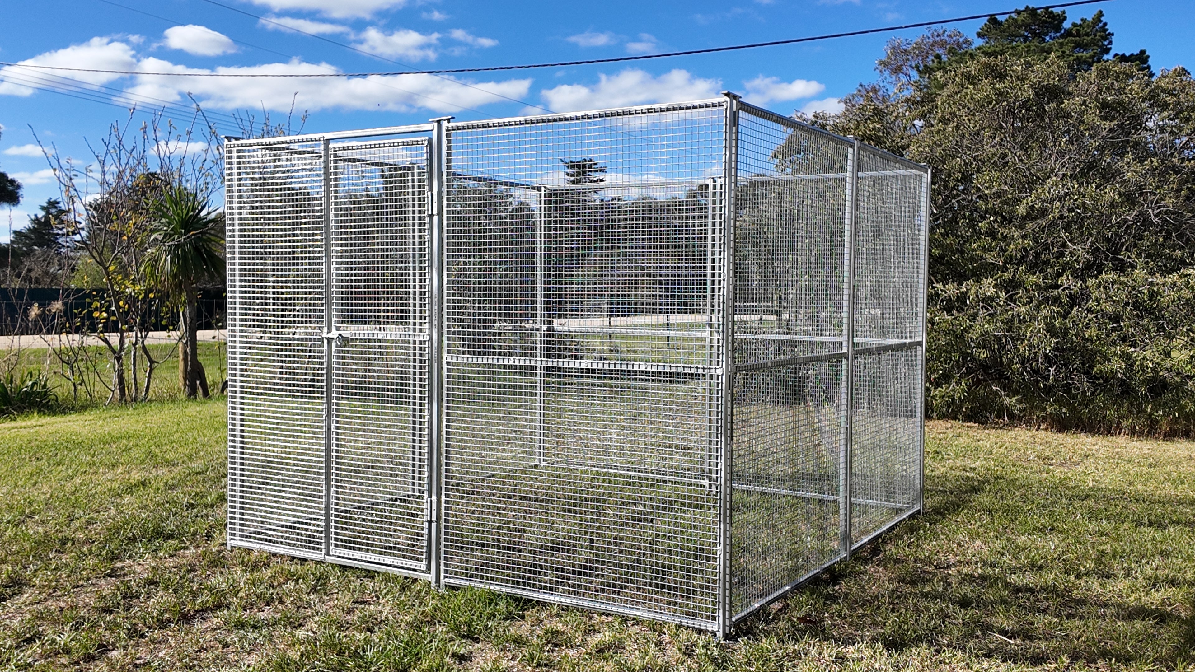 2.5mx2.5m single run with 25mmx25mm mesh