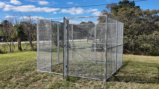 2.5mx2.5m single run with 25mmx25mm mesh