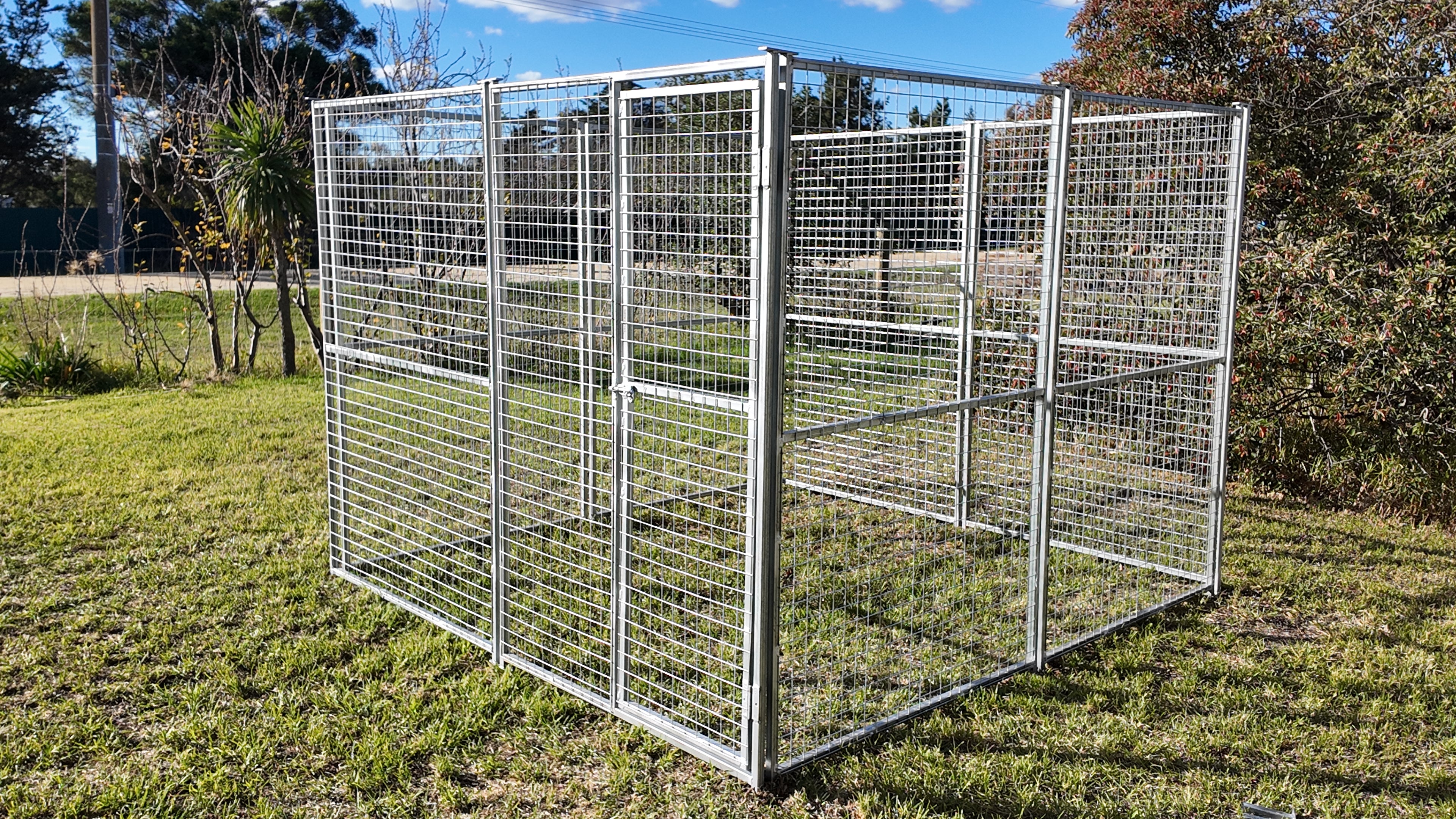 2.5mx2.5m single run with 50mmx50mmx3mm mesh