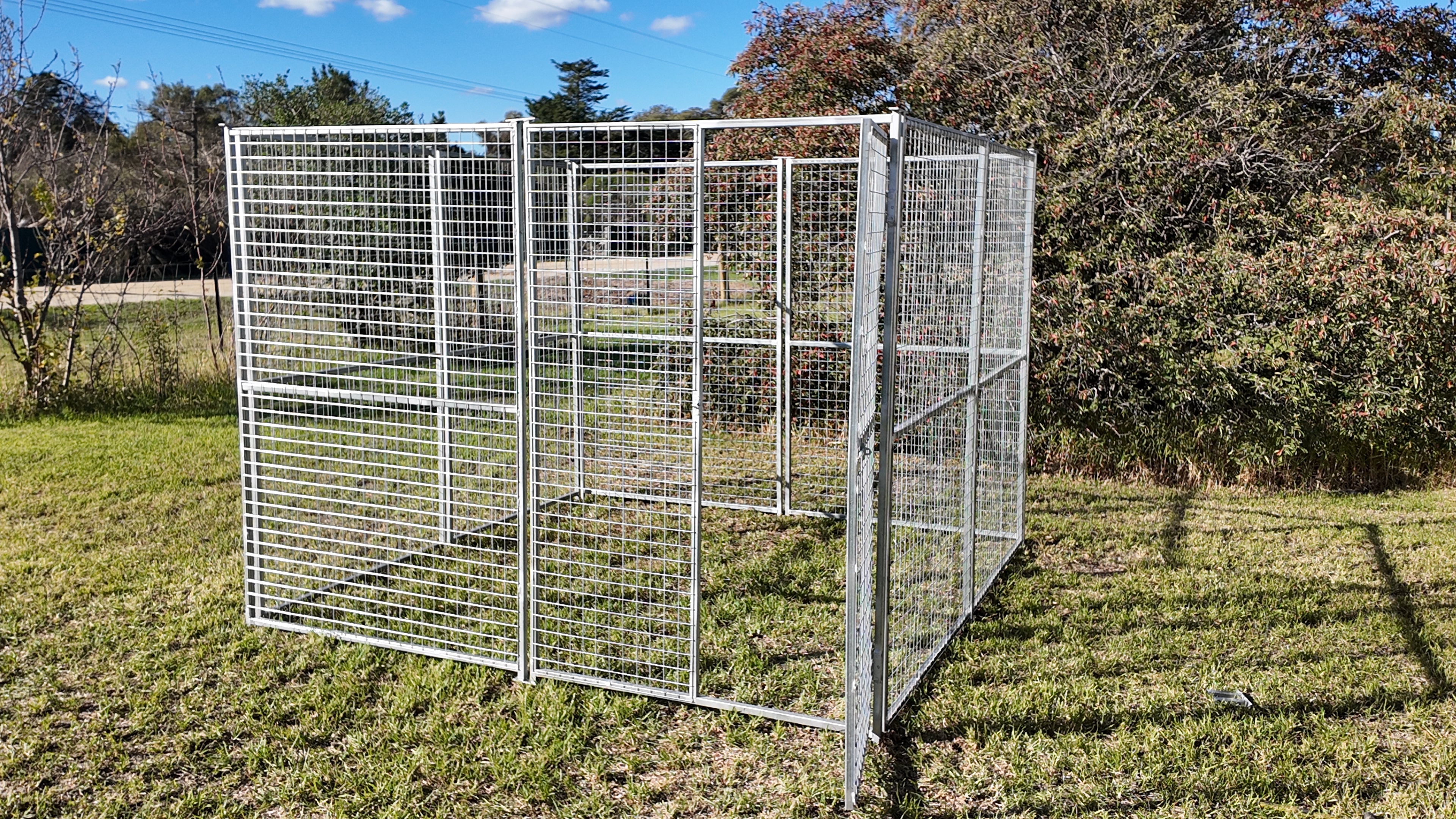 2.5mx2.5m single run with 50mmx50mmx3mm mesh